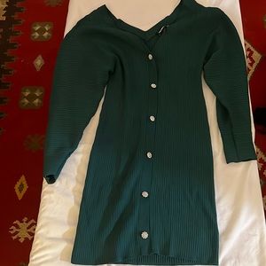 Green Sweater Dress